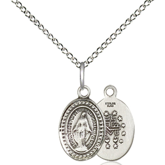 Sterling Silver Miraculous Pendant - 0700SS