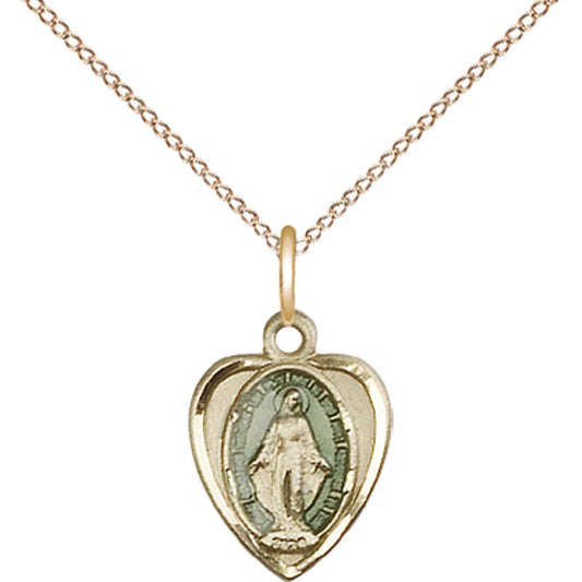 Gold Filled Miraculous Pendant - 0706EMGF