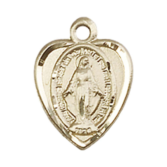 14kt Gold Miraculous Pendant - 0706MKT