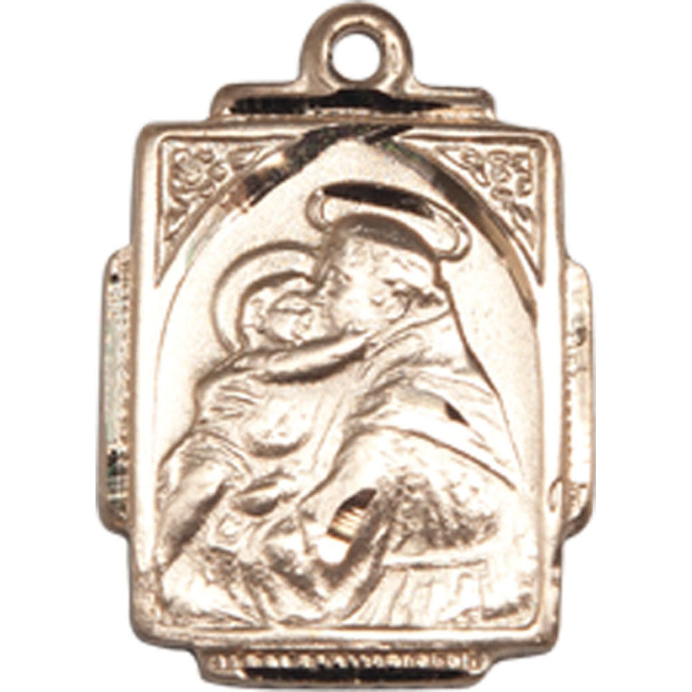14kt Gold Saint Anthony Pendant - 0804DKT