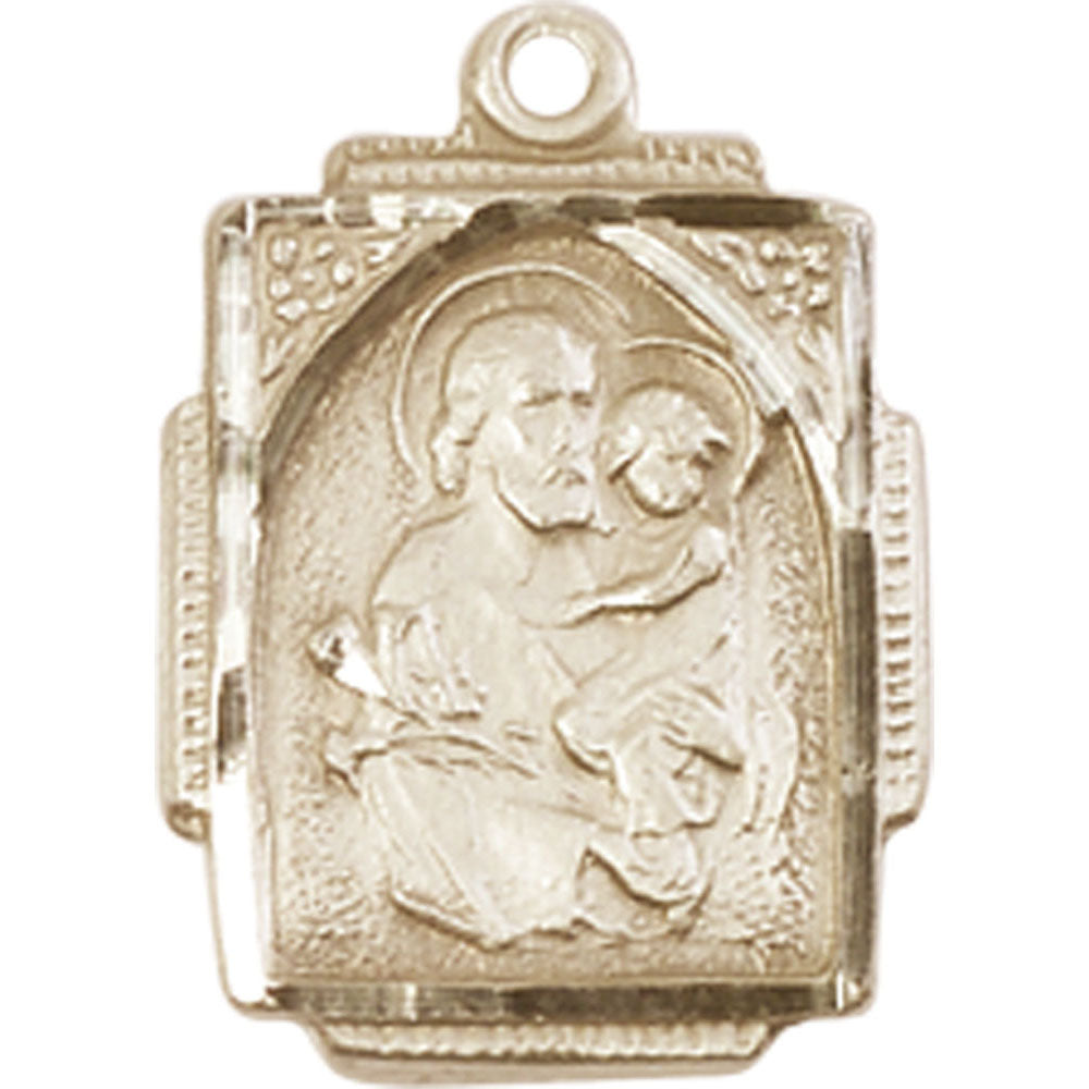 14kt Gold Saint Joseph Pendant - 0804KKT