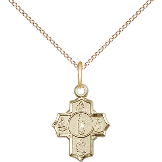 Gold Filled 5-WAY / MOTHERHOOD Pendant - 0808GF