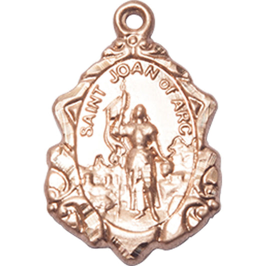 14kt Gold Saint Joan of Arc Pendant - 0822JAKT