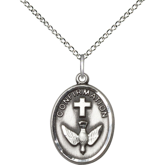 Sterling Silver Confirmation Pendant - 0873SS