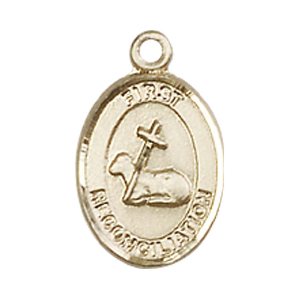 14kt Gold First Reconciliation Pendant - 0968KT
