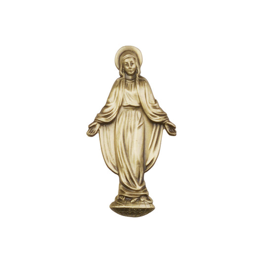 Antique Gold Miraculous Visor Clip - 1047VG