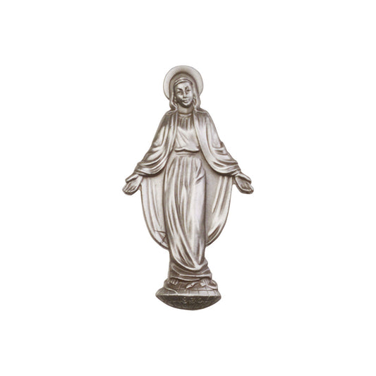 Antique Silver Miraculous Visor Clip - 1047V