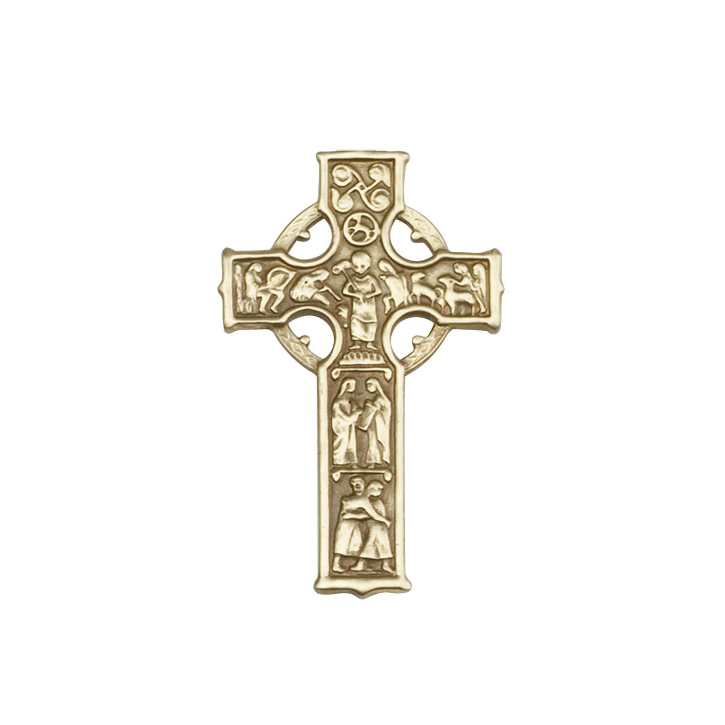 Antique Gold Celtic Cross Visor Clip - 1056VG