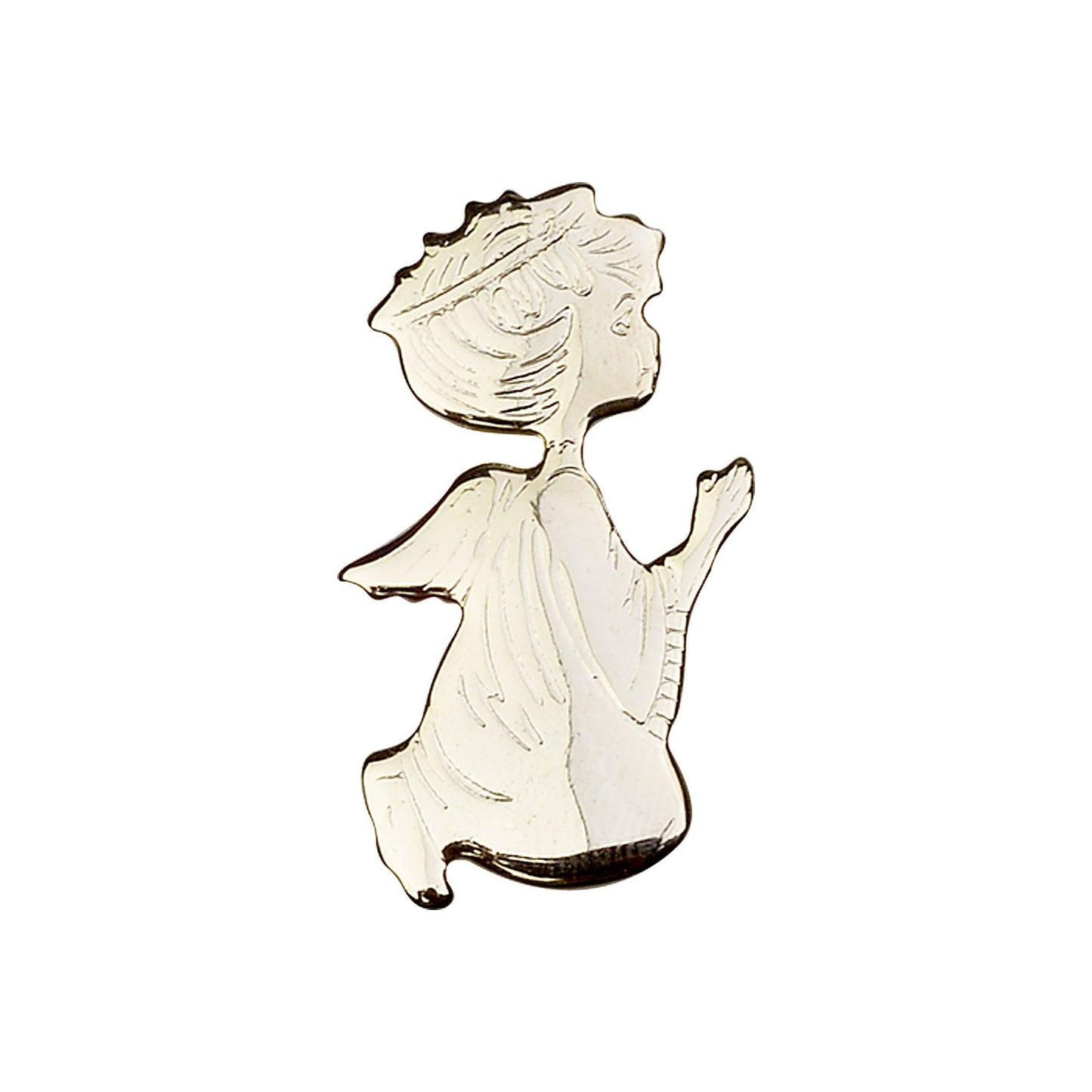 Gold Plate Angel Visor Clip - 1088VG