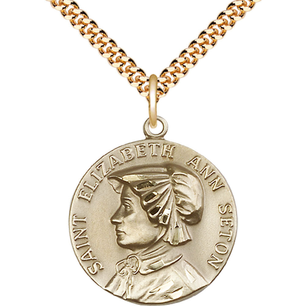 Gold Filled Saint Ann Pendant - 1463GF