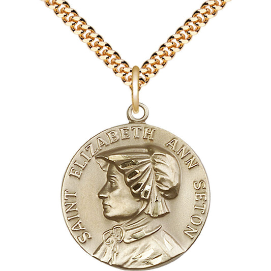 Gold Filled Saint Ann Pendant - 1463GF