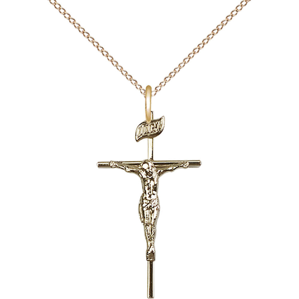 Gold Filled Crucifix Pendant - 1535GF