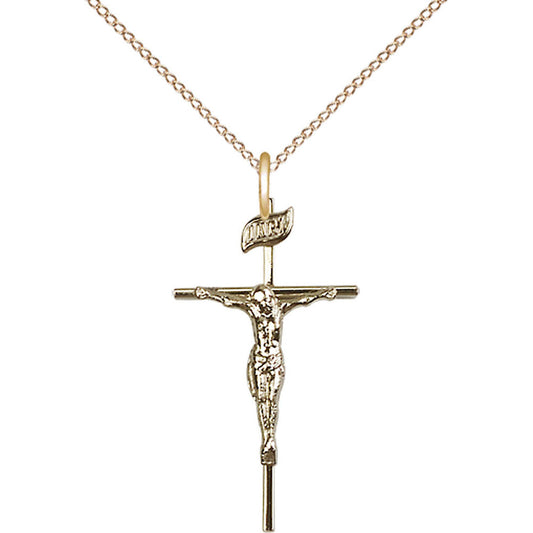 Gold Filled Crucifix Pendant - 1535GF