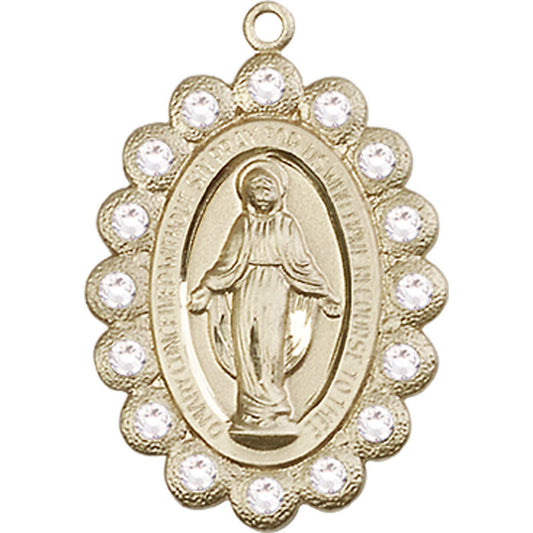 14kt Gold Miraculous Pendant - 2010CKT