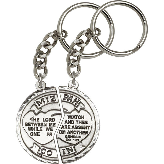 Antique Silver Miz Pah Keychain - 2013