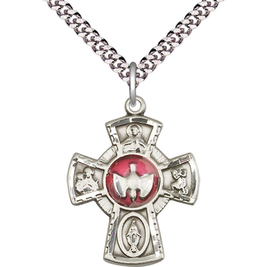 Sterling Silver 5-Way Pendant - 2045ESS