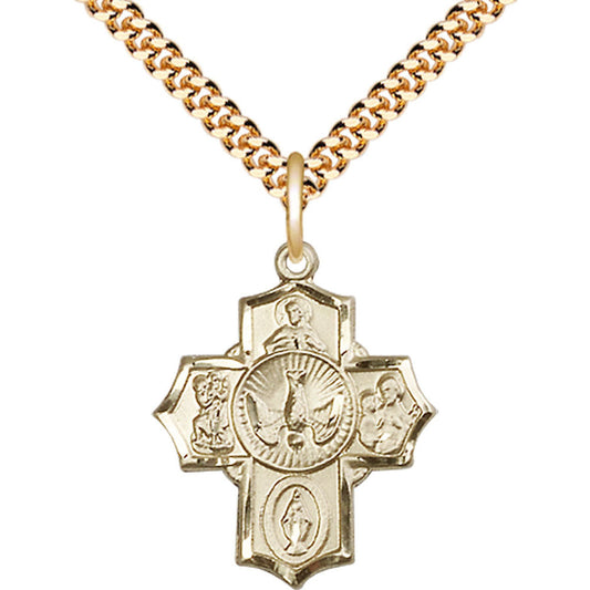 Gold Filled 5-Way Pendant - 2090GF