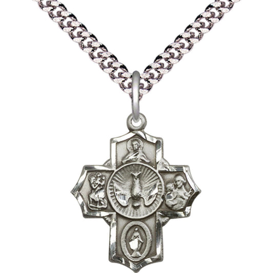 Sterling Silver 5-Way Pendant - 2090SS
