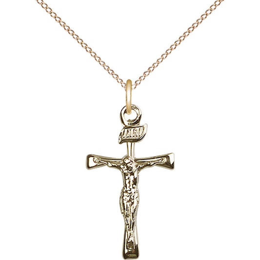 Gold Filled Maltese Crucifix Pendant - 2137GF