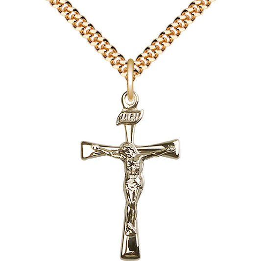 Gold Filled Maltese Crucifix Pendant - 2138GF