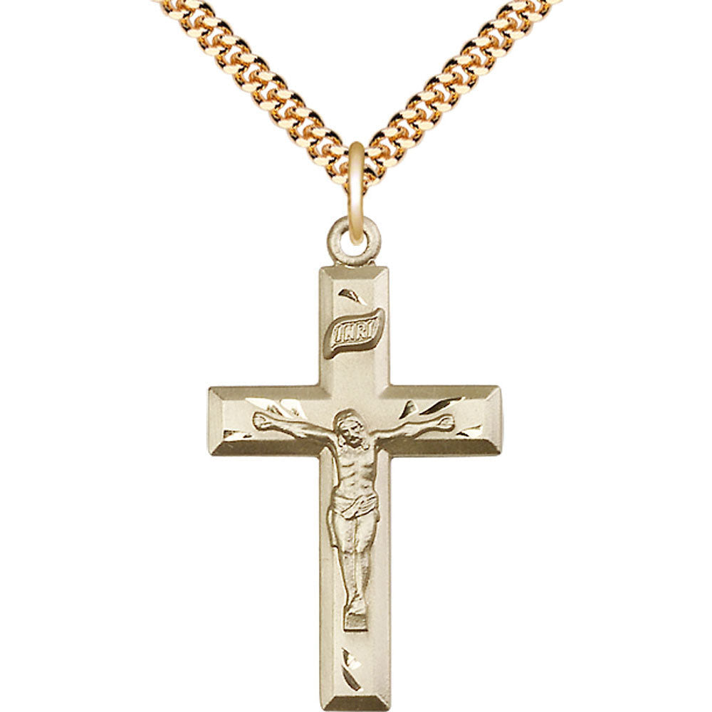Gold Filled Crucifix Pendant - 2186GF