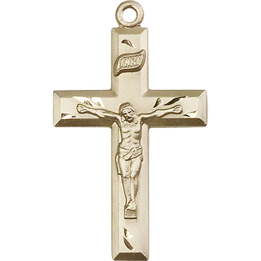 14kt Gold Crucifix Pendant - 2186KT