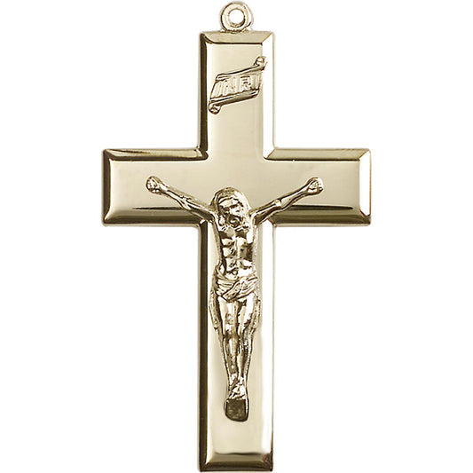 14kt Gold Crucifix Pendant - 2189KT