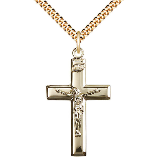 Gold Filled Crucifix Pendant - 2193GF