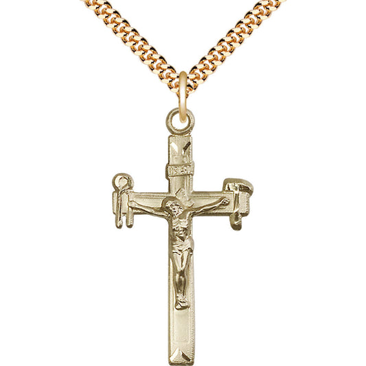 Gold Filled Crucifix Pendant - 2194GF