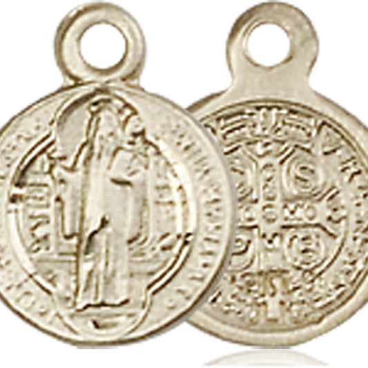 14kt Gold Saint Benedict Pendant - 2341KT