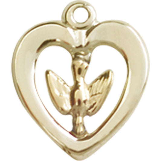 14kt Gold/14kt Gold Holy Spirit Pendant - 3146KT_KT