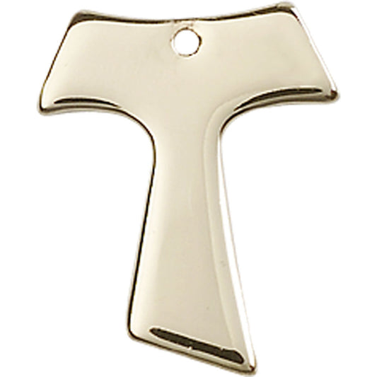 14kt Gold Tau Cross Pendant - 3948KT