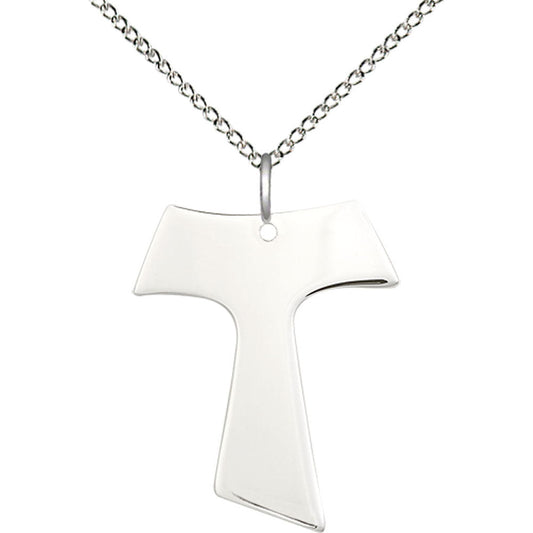 Sterling Silver Tau Cross Pendant - 3949SS
