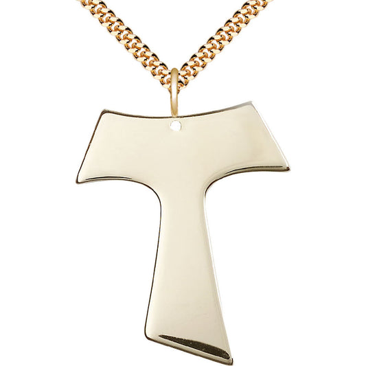 Gold Filled Tau Cross Pendant - 3950GF
