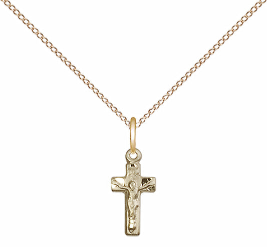 Gold Filled Crucifix Pendant - 4134GF