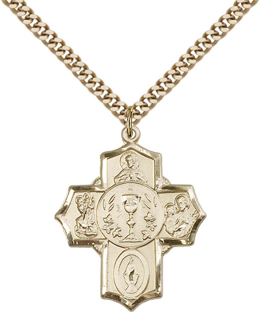Gold Filled 5-Way Pendant - 4204GF