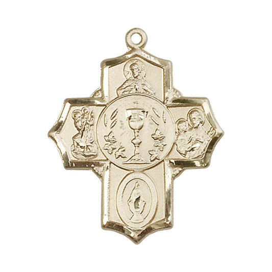 14kt Gold 5-Way Pendant - 4204KT