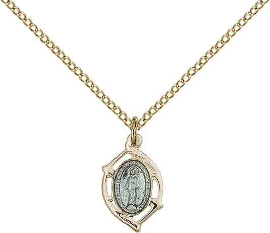 Gold Filled Miraculous Pendant - 4257MGF