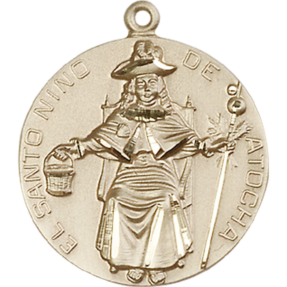 14kt Gold Saint Niño de Atocha Pendant - 4268KT