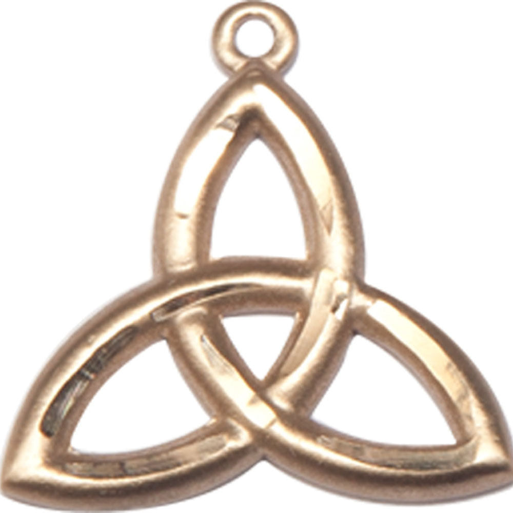 14kt Gold Trinity Irish Knot Pendant - 5101KT