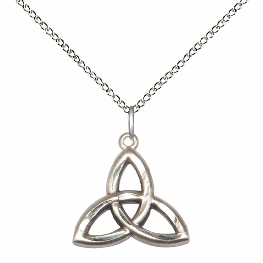Sterling Silver Trinity Irish Knot Pendant - 5101SS