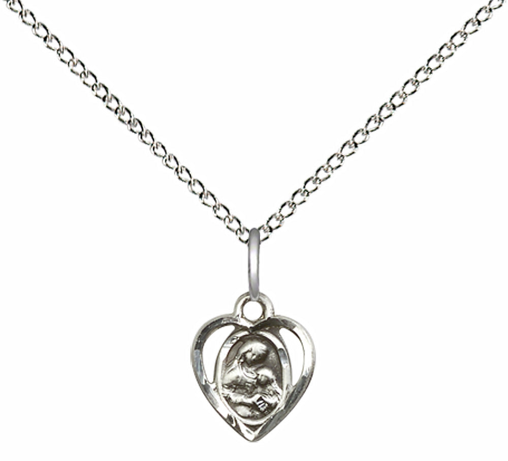 Sterling Silver Saint Ann Pendant - 5405SS