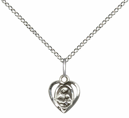 Sterling Silver Saint Ann Pendant - 5405SS