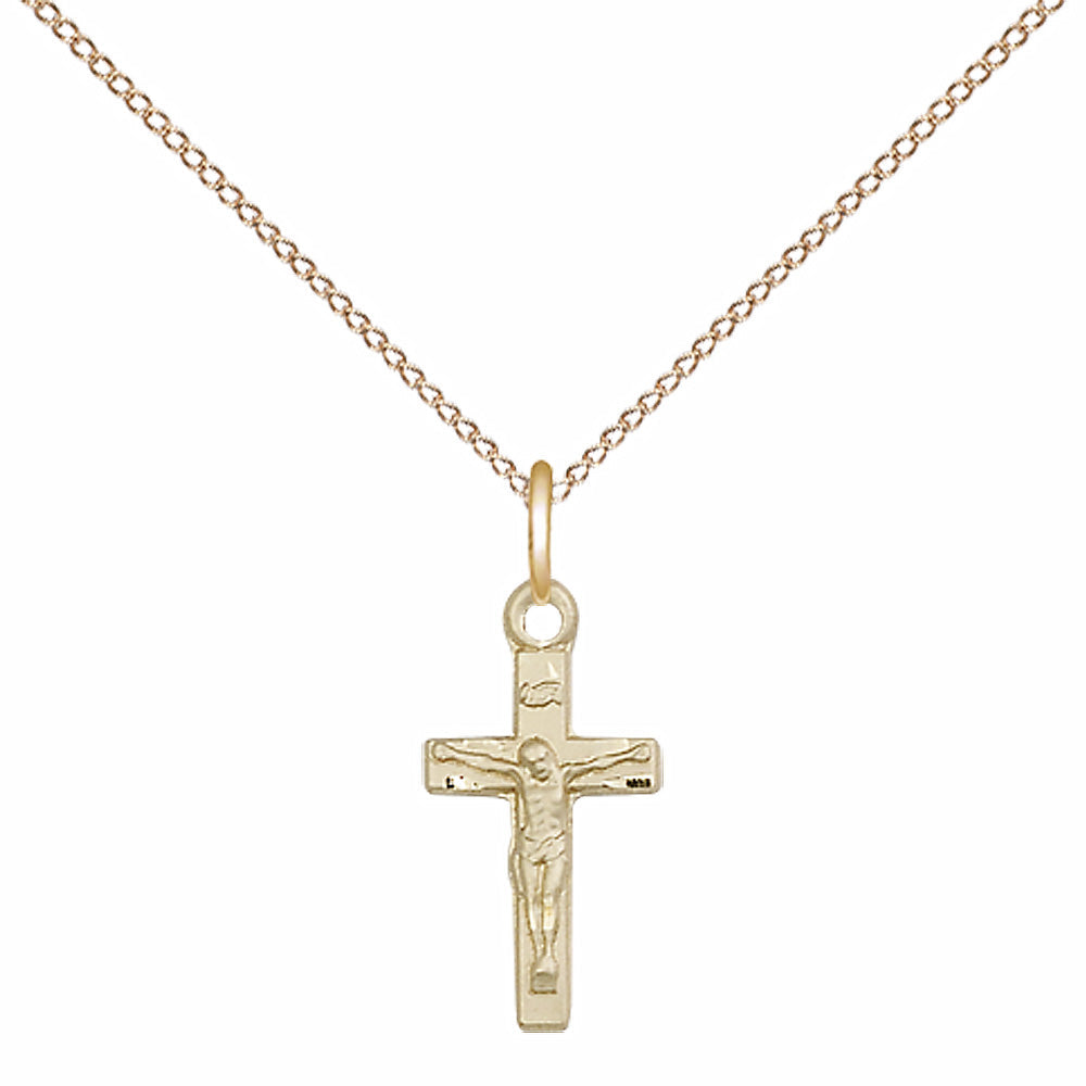 Gold Filled Crucifix Pendant - 5417GF