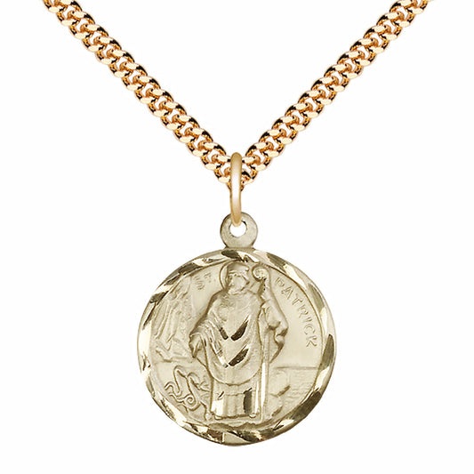 Gold Filled Saint Patrick Pendant - 5426GF