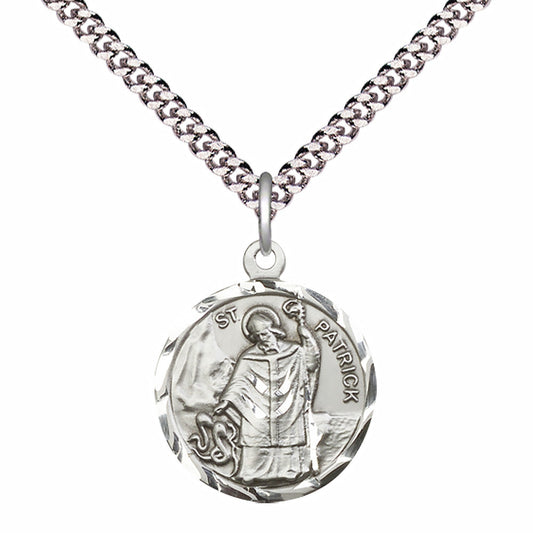 Sterling Silver Saint Patrick Pendant - 5426SS