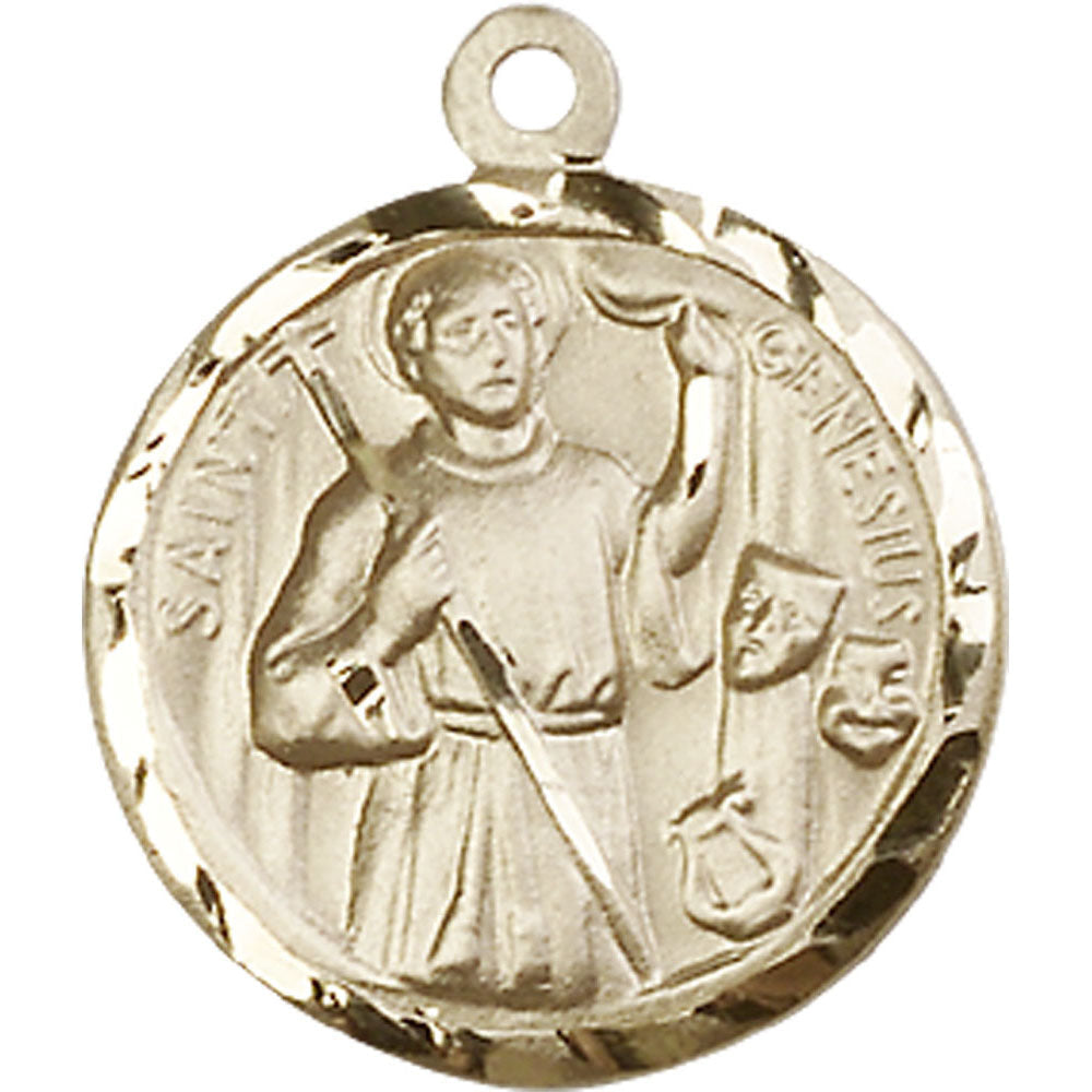 14kt Gold Genesius Pendant - 5427KT