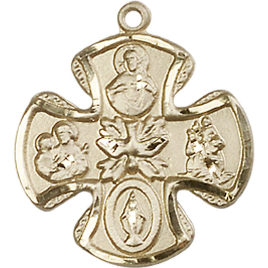 14kt Gold 5-Way Pendant - 5443KT