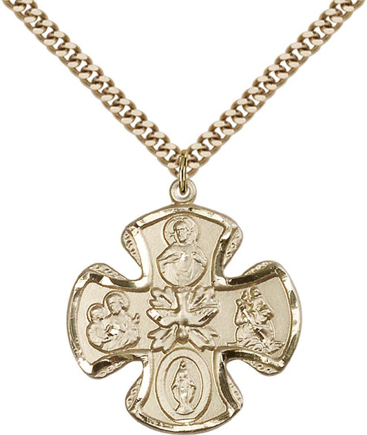 Gold Filled 5-Way Pendant - 5444GF