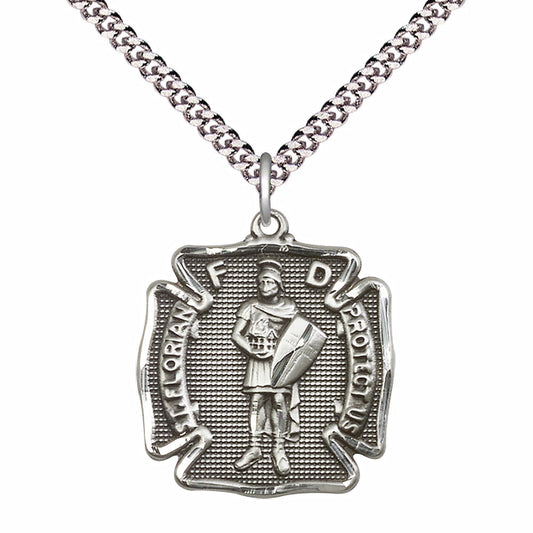 Sterling Silver Saint Florian Pendant - 5445SS